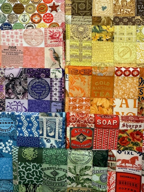 CURATED IN COLOR Squares 9 fat quarters