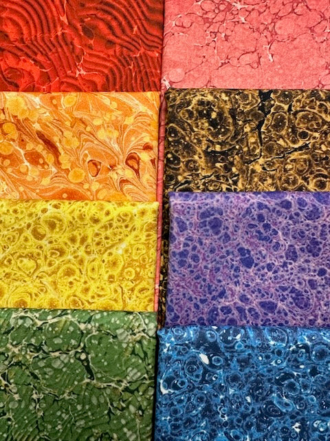 CURATED IN COLOR Textures 8 fat quarters