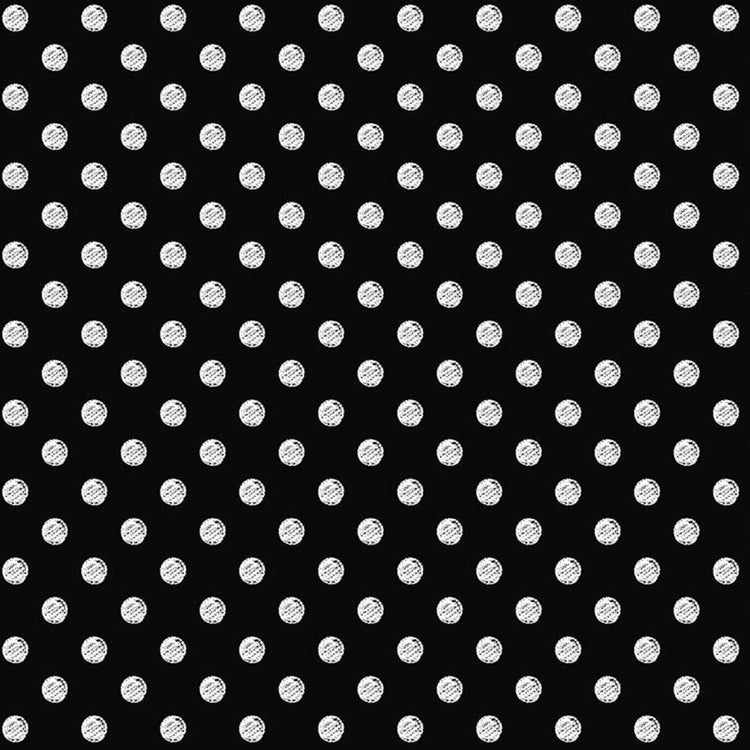 COFFEE CHALK Polka Dots black