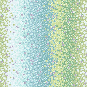 NEIGHBORHOOD ASSOCIATION Ombre Dots aqua green