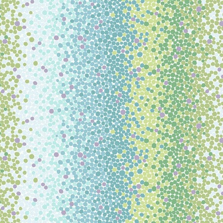 NEIGHBORHOOD ASSOCIATION Ombre Dots aqua green