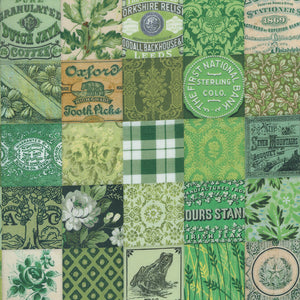 CURATED IN COLOR Patchwork green