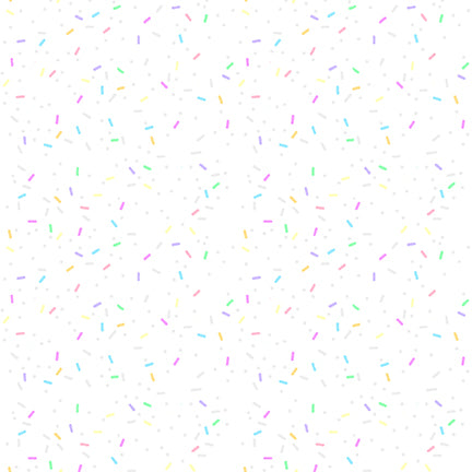 MORE SPACED OUT Sprinkles pigment white