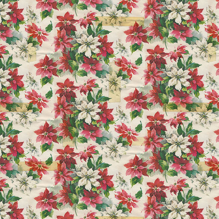 HOLIDAYS PAST Poinsettia Print multi