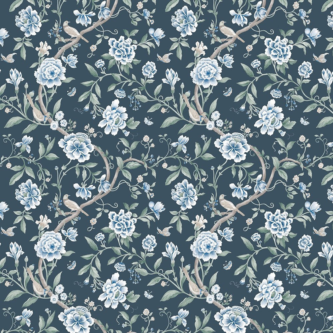 SOUTHWOLD BLUE Porcelain Garden navy