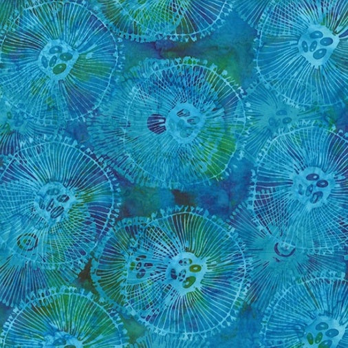 JELLY FISH BATIKS Abstract Sea Texture reef