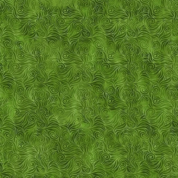 SUNSHINE Swirl green - one yards