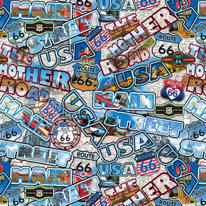 AMERICA'S HIGHWAY Route 66 Collage