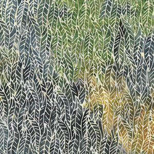 EARTHLY STORIES Braided Leaves multi green grey gold
