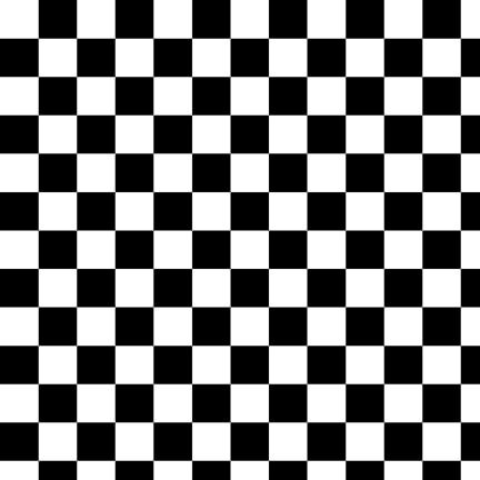 PARADOX Checkerboard white - one yards
