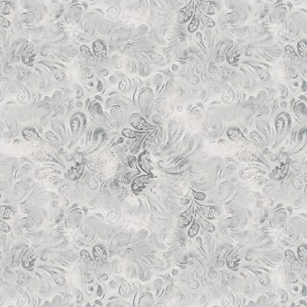 PURELY NEUTRAL Abstract Paisley grey