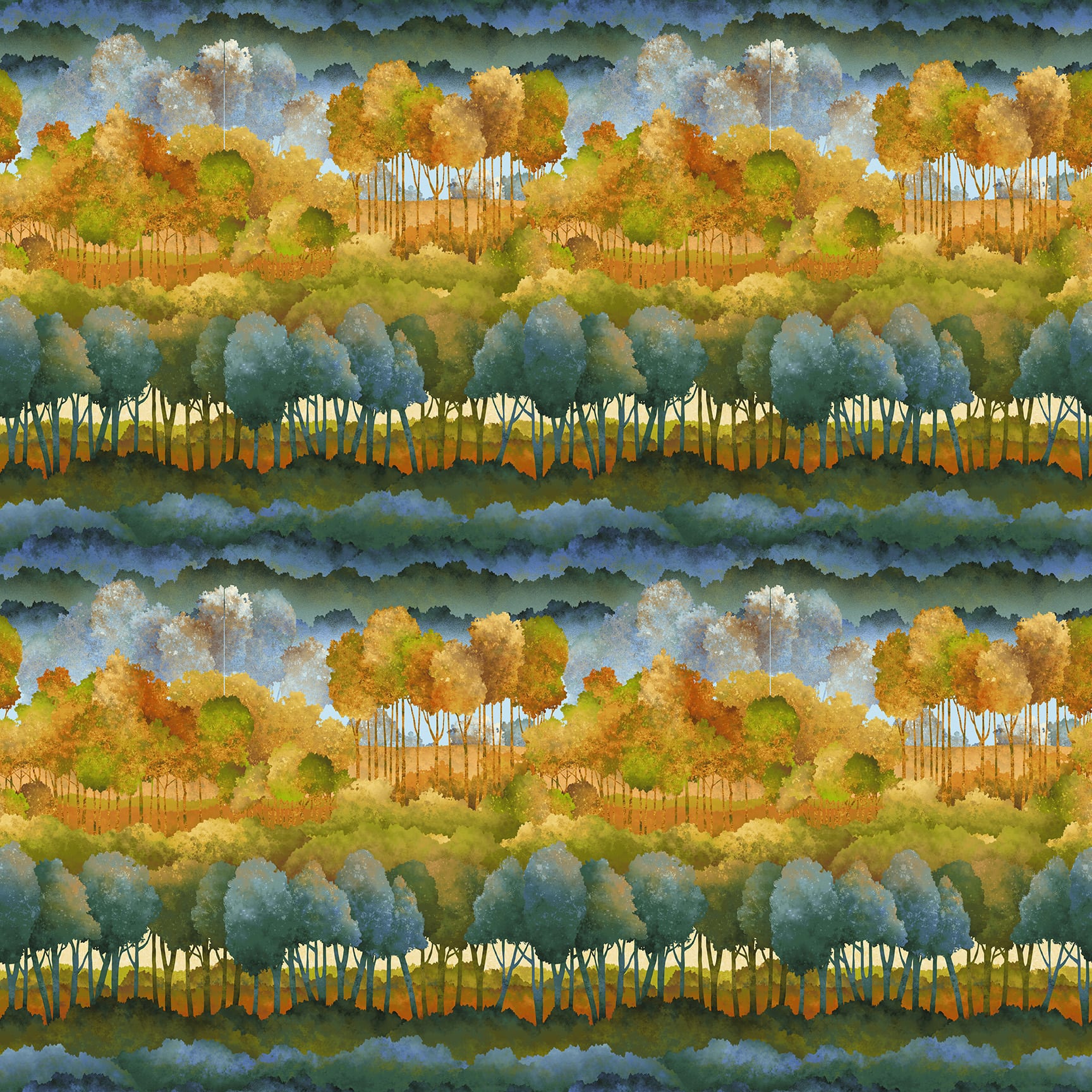 PORTFOLIO OF LANDSCAPES Tree and Landscape Border autumn - one yards