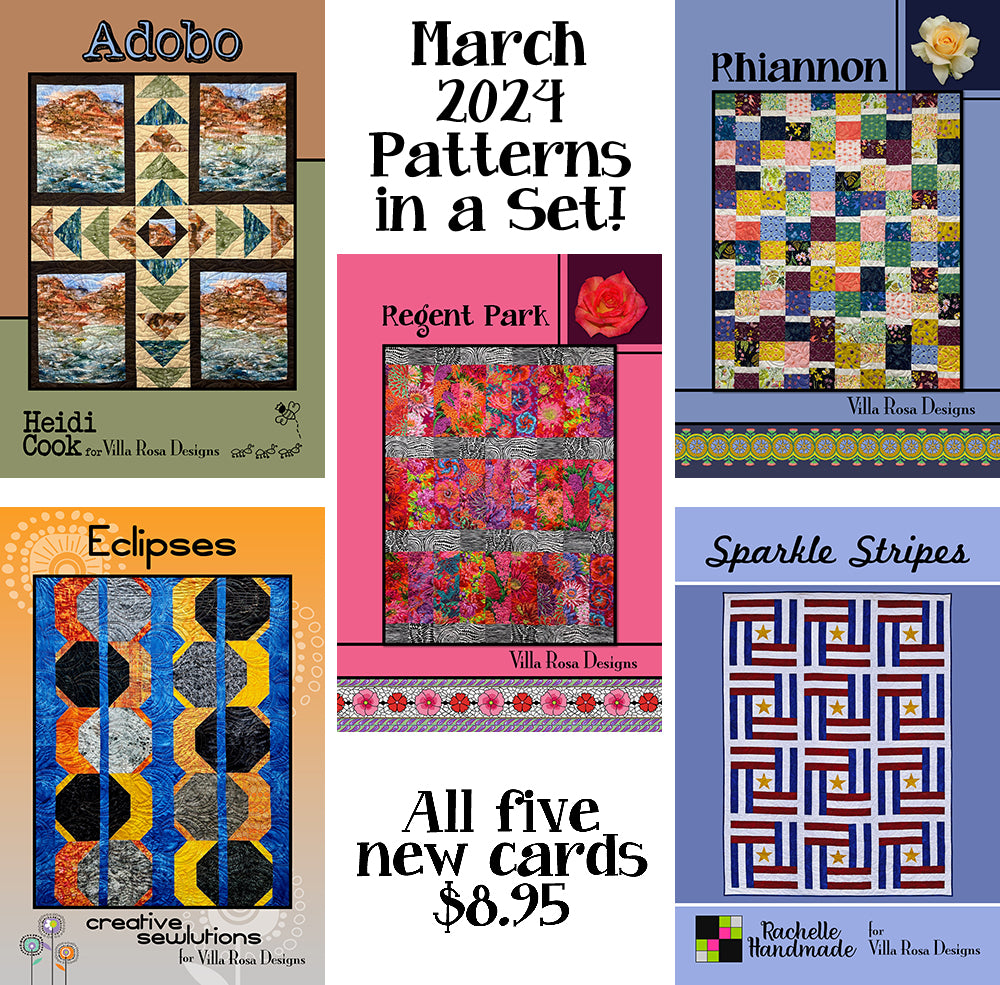 Mar 2024 SET Of 5 CARDS Villa Rosa Designs   2024 03 Patterns 1024x1024 