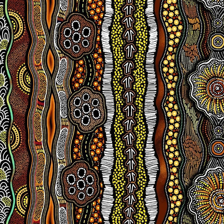 BAIAME'S SPIRIT Stripe brown