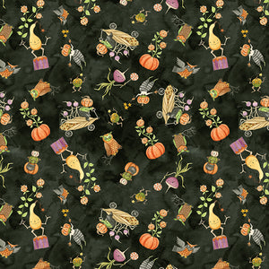 GHOUL FRIENDS Gourds Toss black