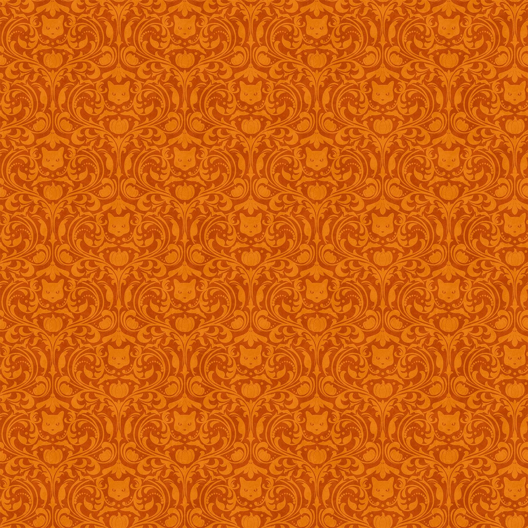 HALLOW'S EVE Damask orange