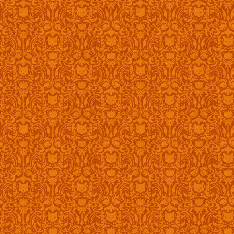 HALLOW'S EVE Damask orange