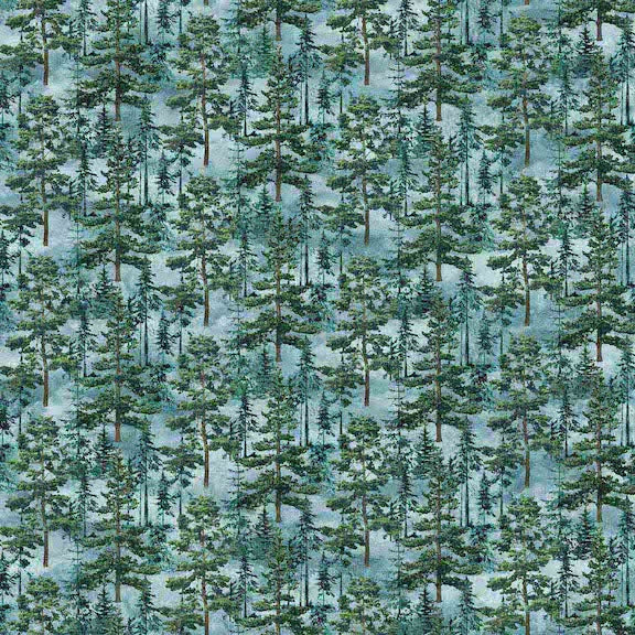 STONEHENGE EAGLE PASS Packed Trees blue multi