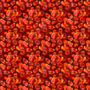 BLOSSOM Poppies R - one yards
