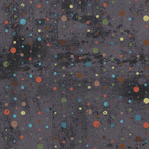 ROUGH AROUND THE EDGES Weathered Dots chocolate