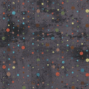 ROUGH AROUND THE EDGES Weathered Dots chocolate