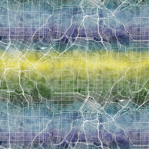 CITY SLICKER Grid Map ombre