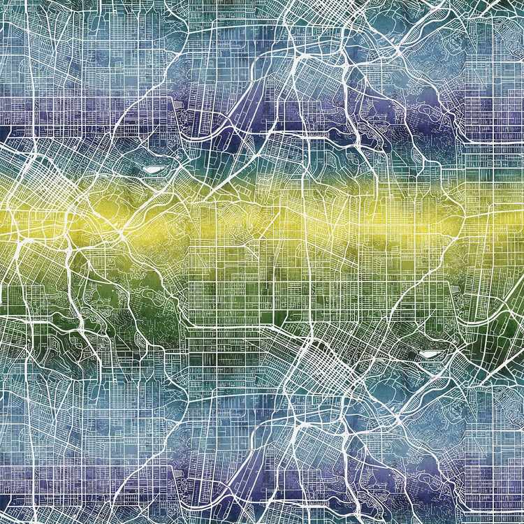 CITY SLICKER Grid Map ombre