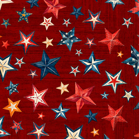 AMERICAN TAPESTRY Stars brick - one yards