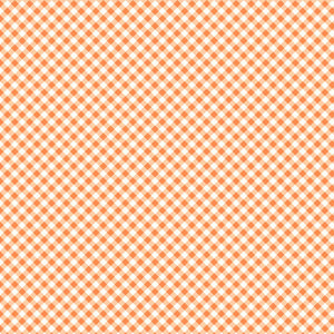 THE SECRET LIFE OF SQUIRRELS III Diagonal Plaid orange