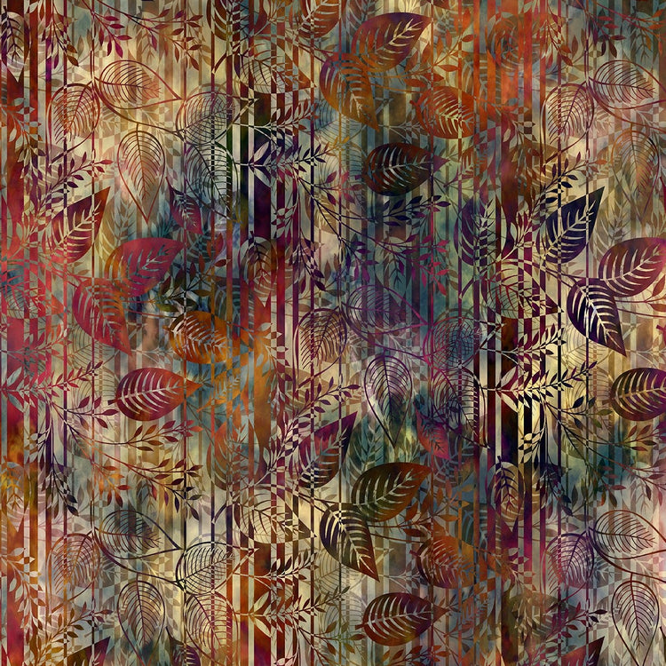 FALLING LEAVES Leaf Stripe multi