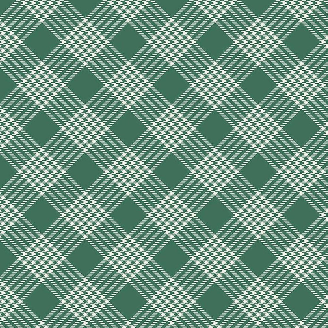 MERRY LITTLE CHRISTMAS Plaid green