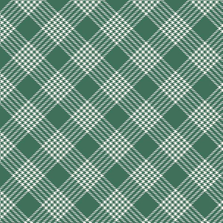 MERRY LITTLE CHRISTMAS Plaid green