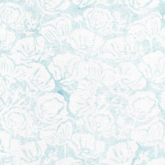 JUBILEE Poppies Floral blue sky