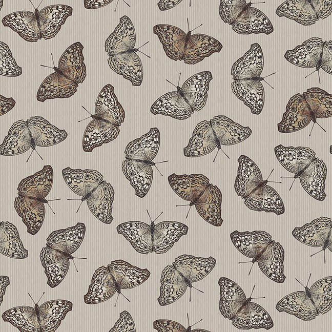 NATURE'S WHISPER Butterflies gray