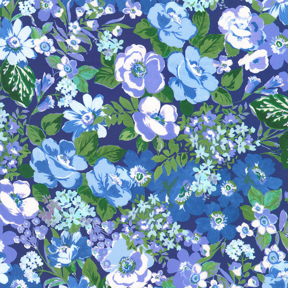 HYDRANGEA GRACE 22989-4 blue