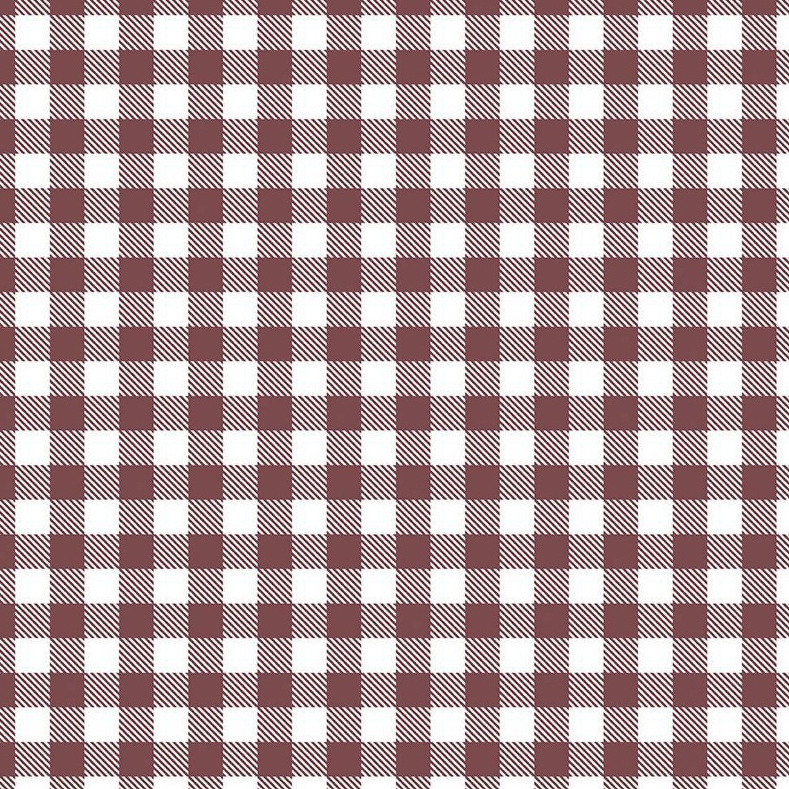 A WALK ON THE PRAIRIE Plaid marsala