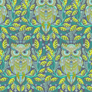 FULL MOON FOREST II Hootie Patootie starlight - one yard repeat