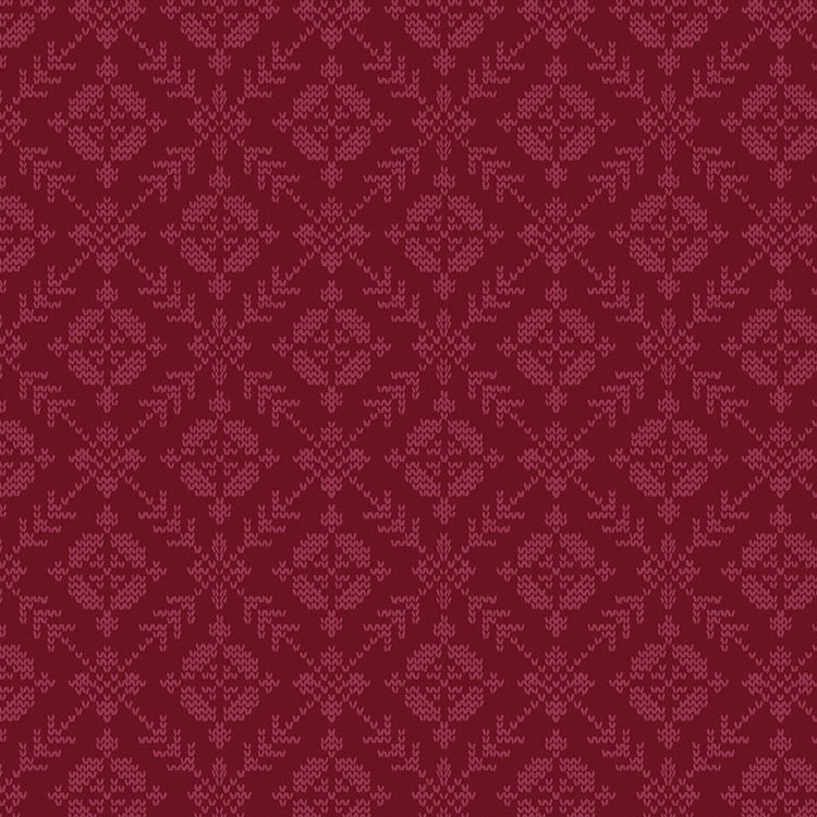 GOOD GRACIOUS Fair Isle Small cranberry