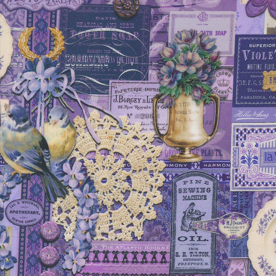 CURATED IN COLOR Collage purple