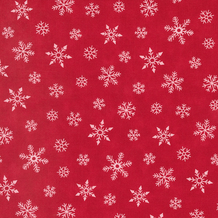 HOLIDAYS AT HOME Snowflakes berry red