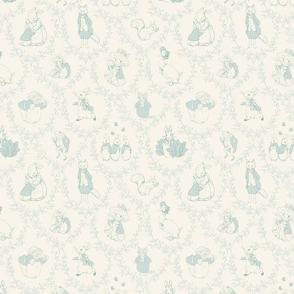 Peter Rabbit & Friends Toile in Cloud Peter Rabbit & Friends Toile in Cloud