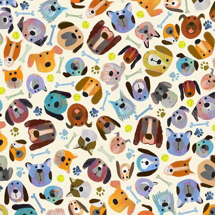 FUR-EVER FRIENDS Man's Best Friend ivory