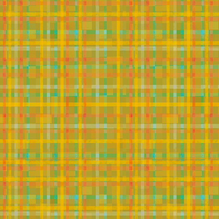 FUR-EVER FRIENDS Playful Plaid yellow