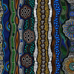 BAIAME'S SPIRIT Stripe blue