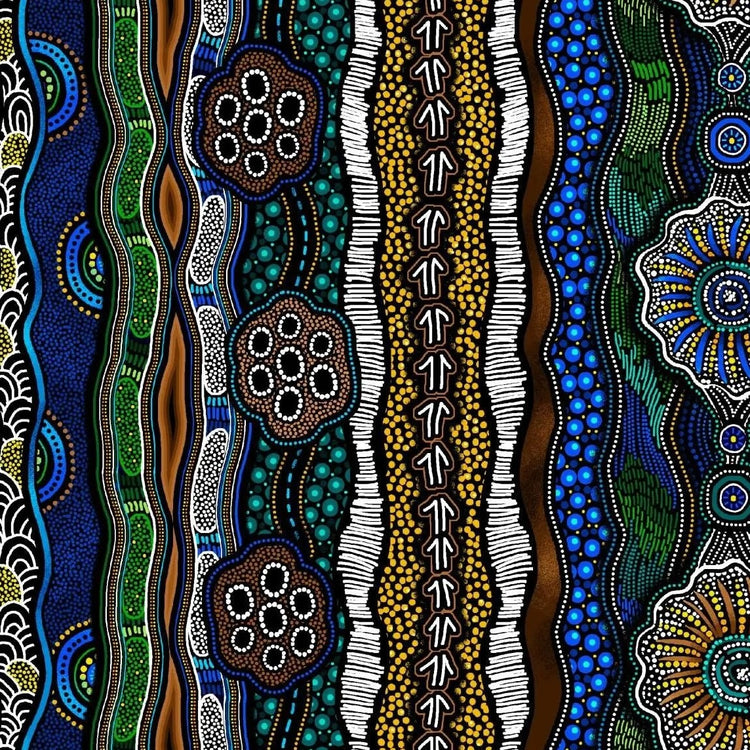 BAIAME'S SPIRIT Stripe blue