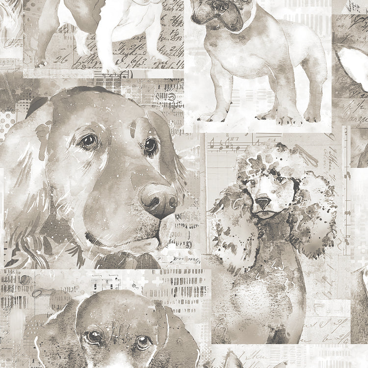 BEST FRIENDS Collage taupe