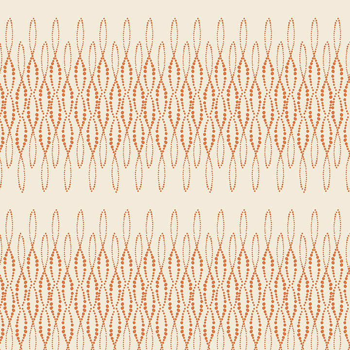MODERN VINTAGE: TREASURED Loopy Lace terracotta/natural
