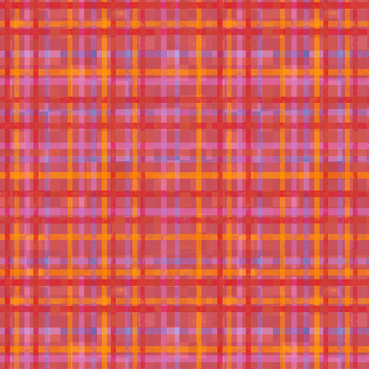 FUR-EVER FRIENDS Playful Plaid red