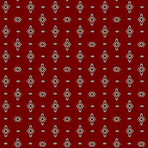 SCRAP BASKET FAVORITES Dotted Shirting cranberry