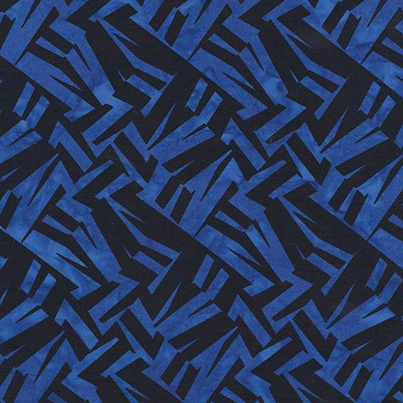 INDIGO BATIKS VOL 2 Zebra Print black